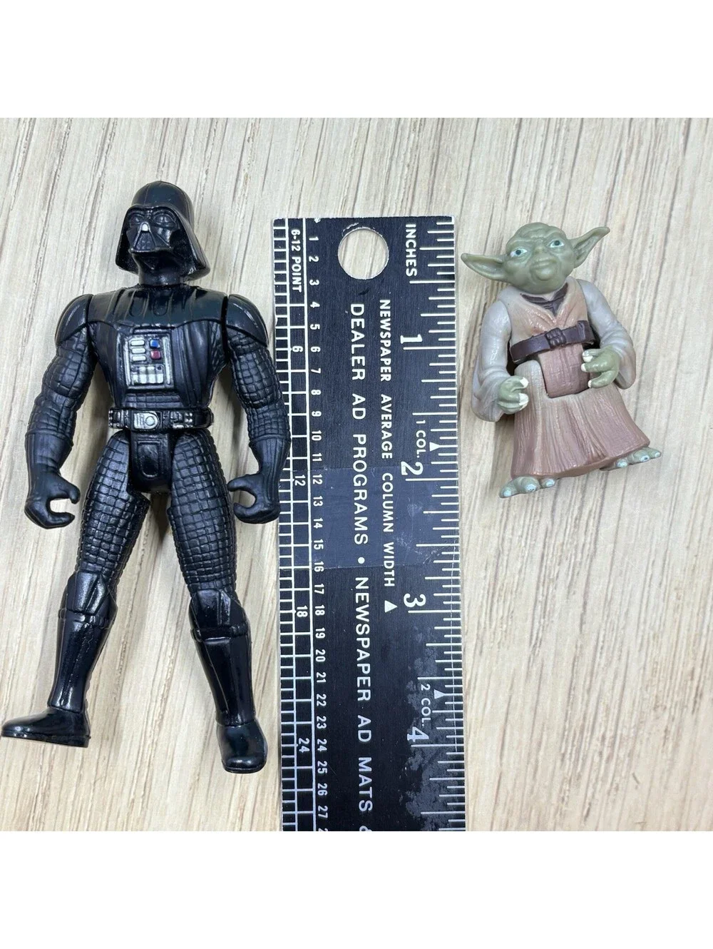 Vintage Kenner Yoda And Darth Vader Star Wars Action Figure